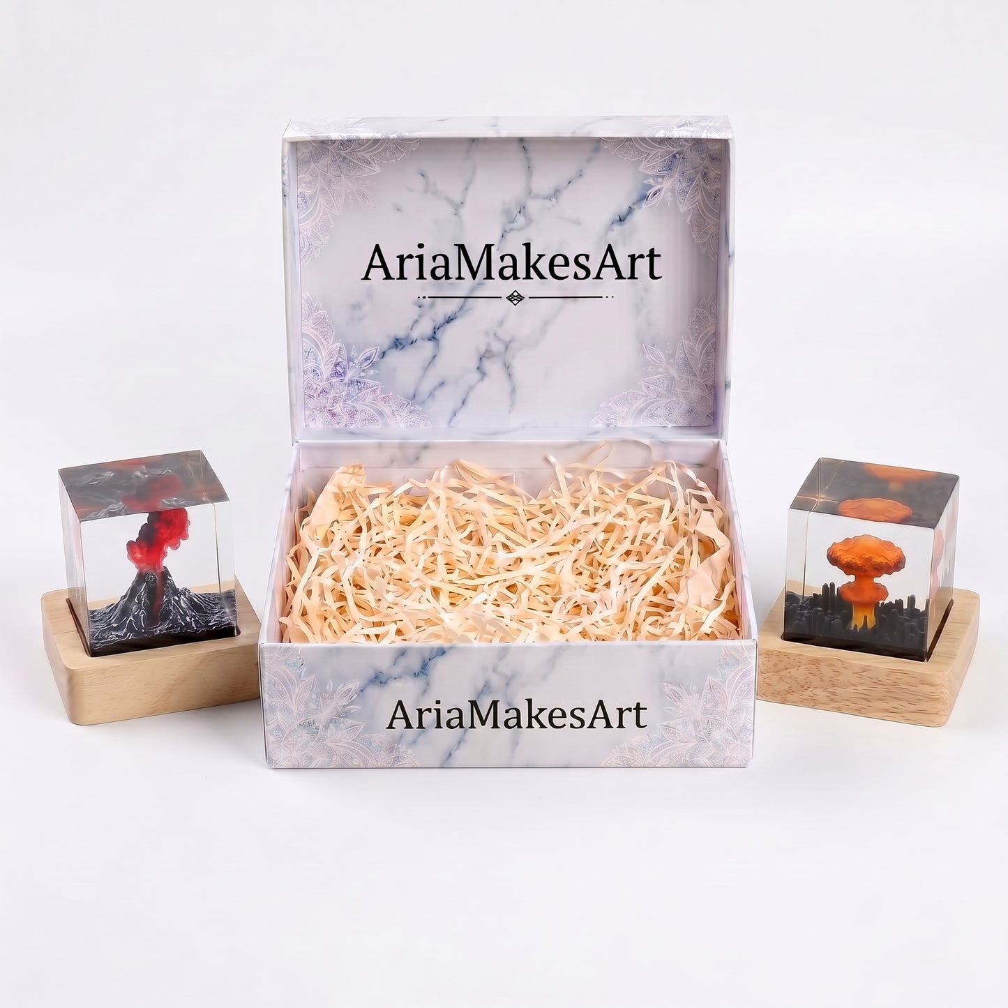 Aria’s Art™ – Lámpara de Resina Impact LED 3D