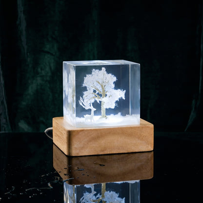 Aria’s Art™ – Lámpara de Resina Zen LED 3D
